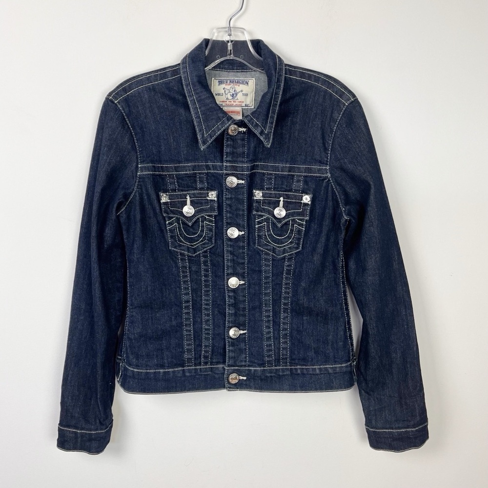 True Region | Denim Trucker Jean Jacket Size Medium
